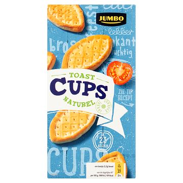 Foto van Jumbo toast cups naturel 130g