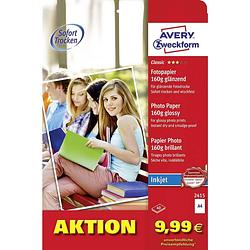 Foto van Avery-zweckform photo paper glossy 2415 fotopapier din a4 160 g/m² 40 vellen glanzend