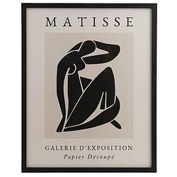 Foto van Poster matisse lady - mdf/glas - 40x50 cm - leen bakker