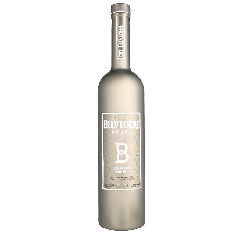 Foto van Belvedere chrome limited edition 1.75 liter wodka
