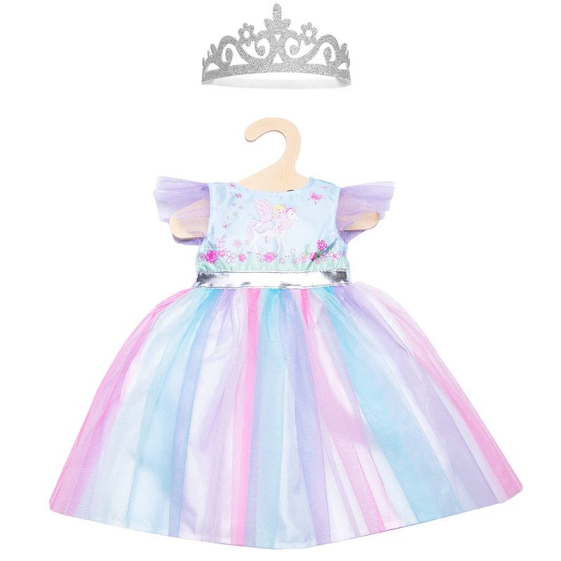 Foto van Heless babypoppenkleding prinsessenjurk 35-45 cm 2-delig