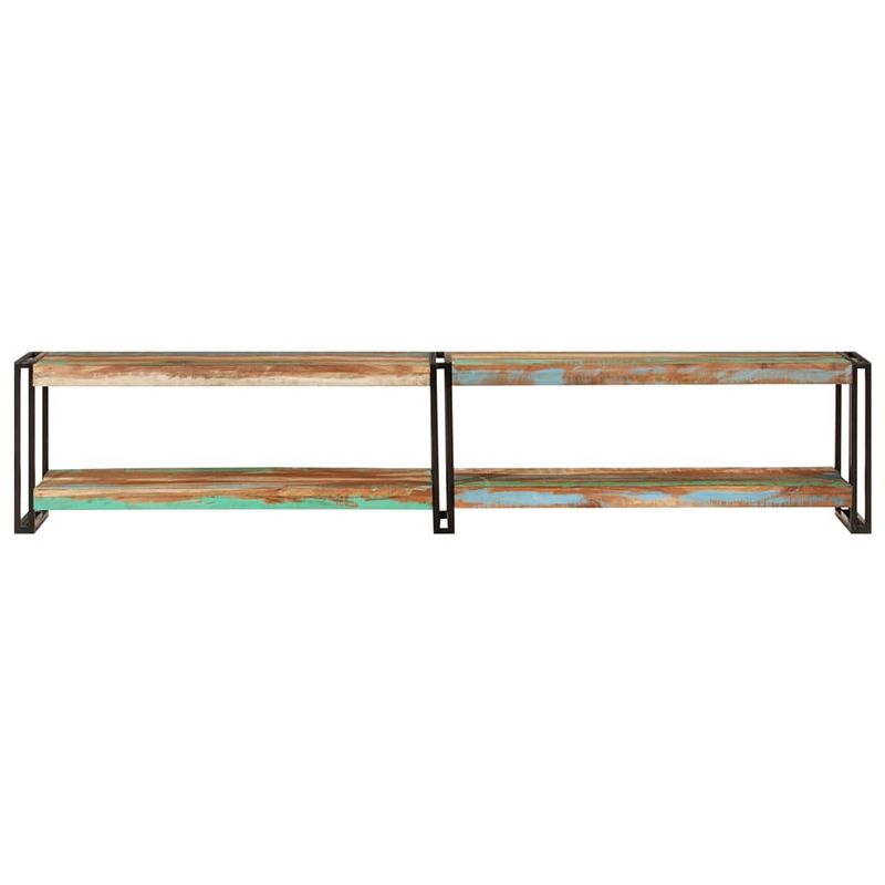 Foto van The living store tv-kast - recycled hout - metalen frame - 200x30x40cm