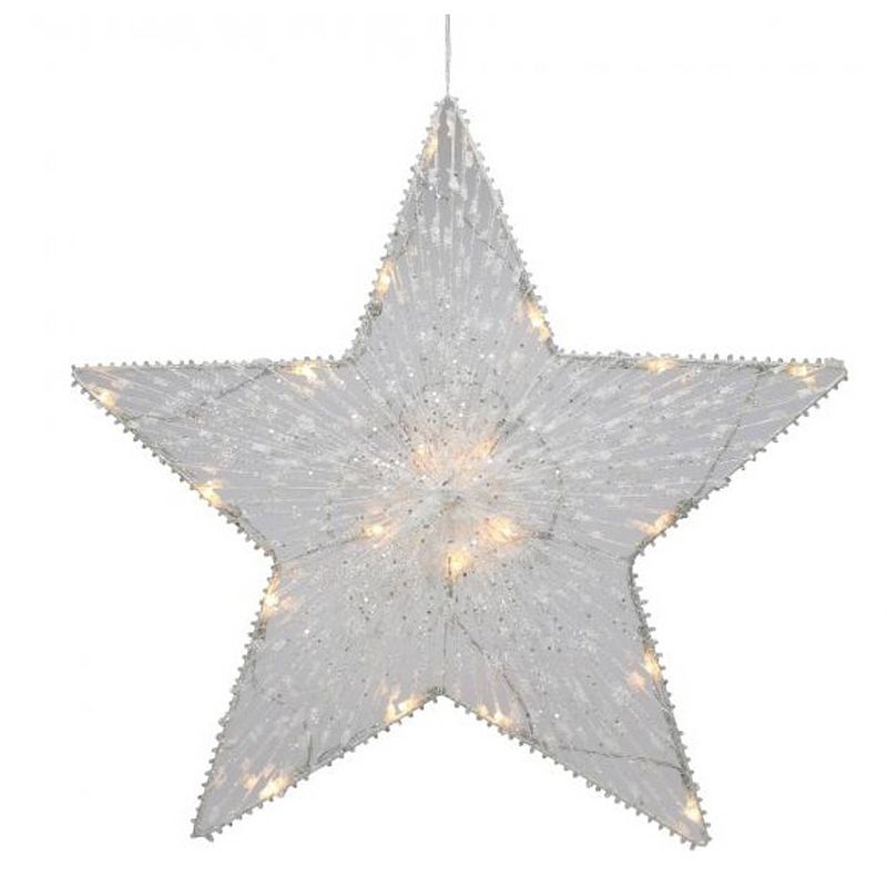 Foto van Peha kersthanger kerst led 50 cm wit