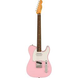 Foto van Squier classic vibe 's60s custom telecaster sh shell pink il fsr elektrische gitaar