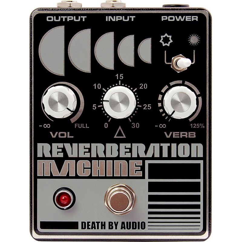 Foto van Death by audio reverberation machine reverb effectpedaal
