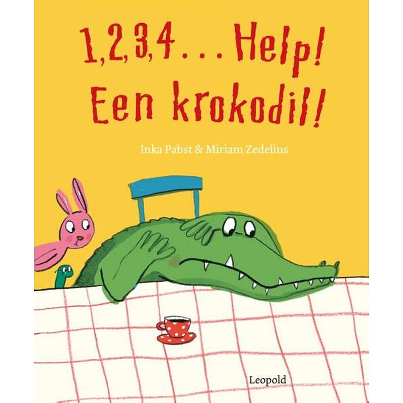 Foto van 1, 2, 3, 4... help, een krokodil!