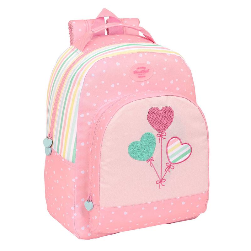 Foto van Schoolrugzak blackfit8 globitos roze 32 x 42 x 15 cm