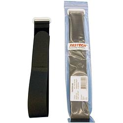 Foto van Fastech® f101-30-400 klittenband met riem haak- en lusdeel (l x b) 400 mm x 30 mm zwart 1 stuk(s)