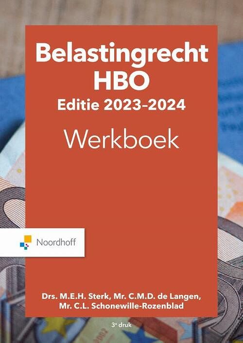 Foto van Belastingrecht hbo wb editie 2023-2024 - drs.m.e.h. sterk - paperback (9789001754396)