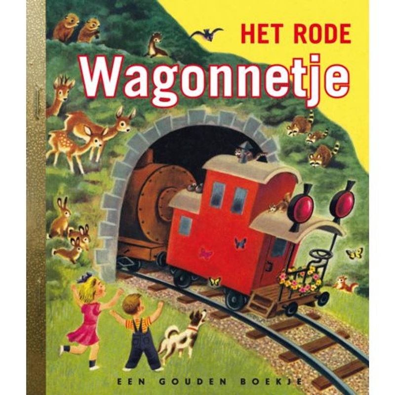 Foto van Het rode wagonnetje - gouden boekjes