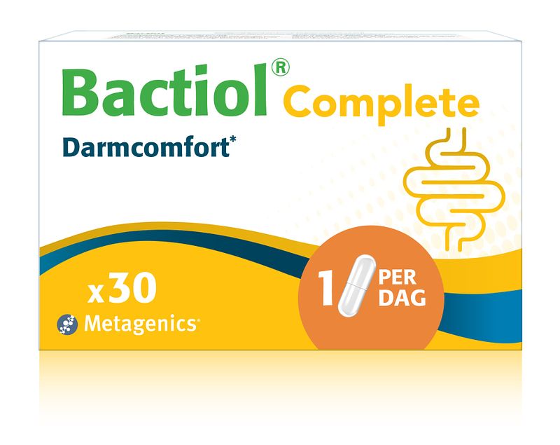 Foto van Metagenics bactiol complete capsules