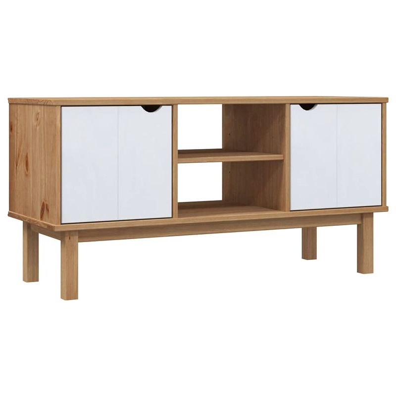 Foto van The living store otta tv-kast - 113.5x43x57cm - massief grenenhout