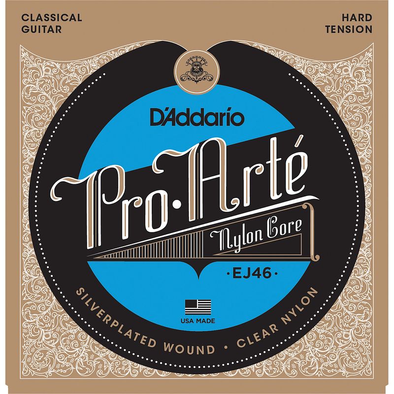 Foto van D'saddario ej46 pro-arte nylon snaren set voor klassieke gitaar