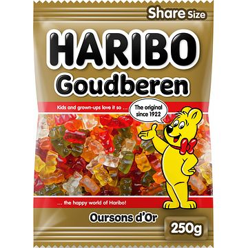 Foto van Haribo goudberen 250g bij jumbo