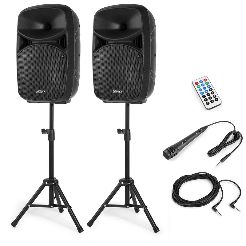 Foto van Vonyx vps102a plug & play 600w speakerset