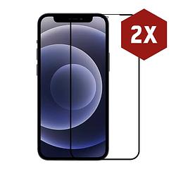 Foto van 2-pack kratoshield iphone 12 screenprotector - gehard glas - full cover