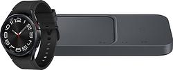 Foto van Samsung galaxy watch 6 classic 4g zwart 43mm + samsung duo draadloze oplader