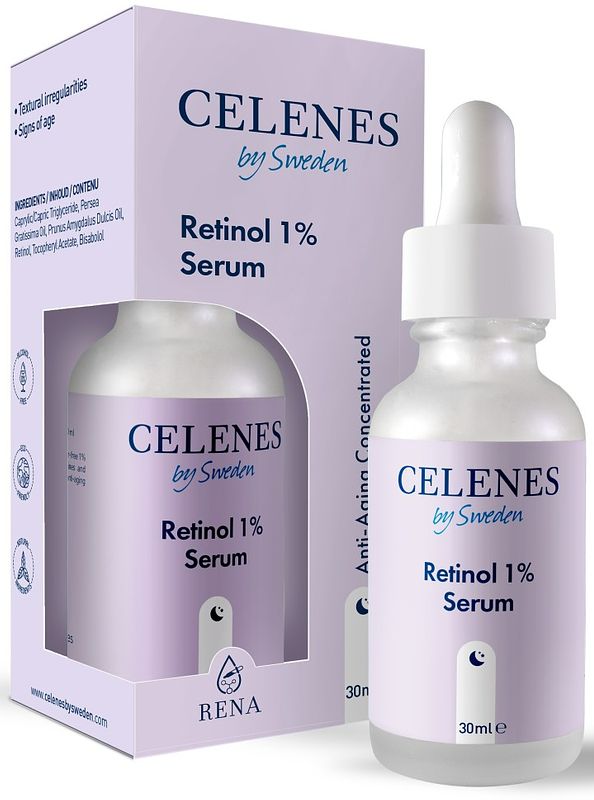 Foto van Celenes by sweden rena retinol 1% serum