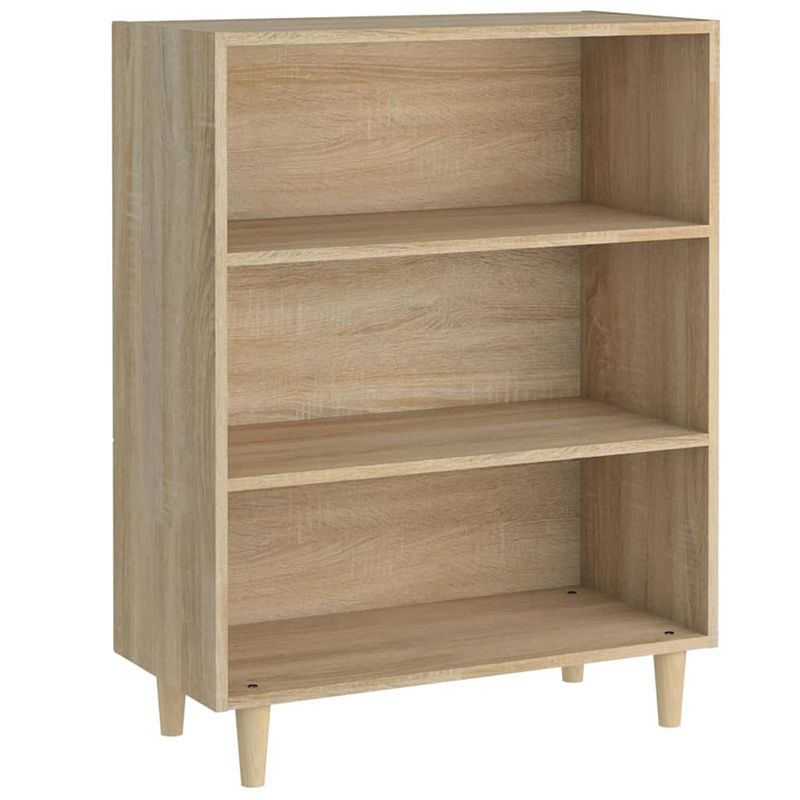 Foto van Vidaxl dressoir 69,5x32,5x90 cm bewerkt hout sonoma eikenkleurig