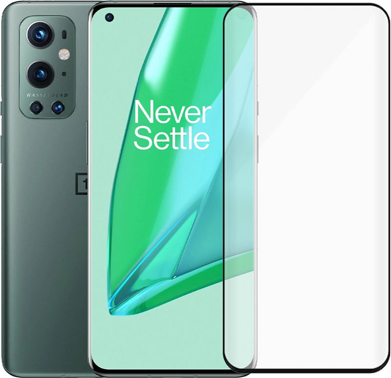 Foto van Oneplus 9 pro 128gb groen 5g + panzerglass case friendly screenprotector glas