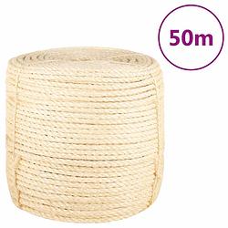 Foto van Vidaxl touw 8 mm 50 m 100% sisal