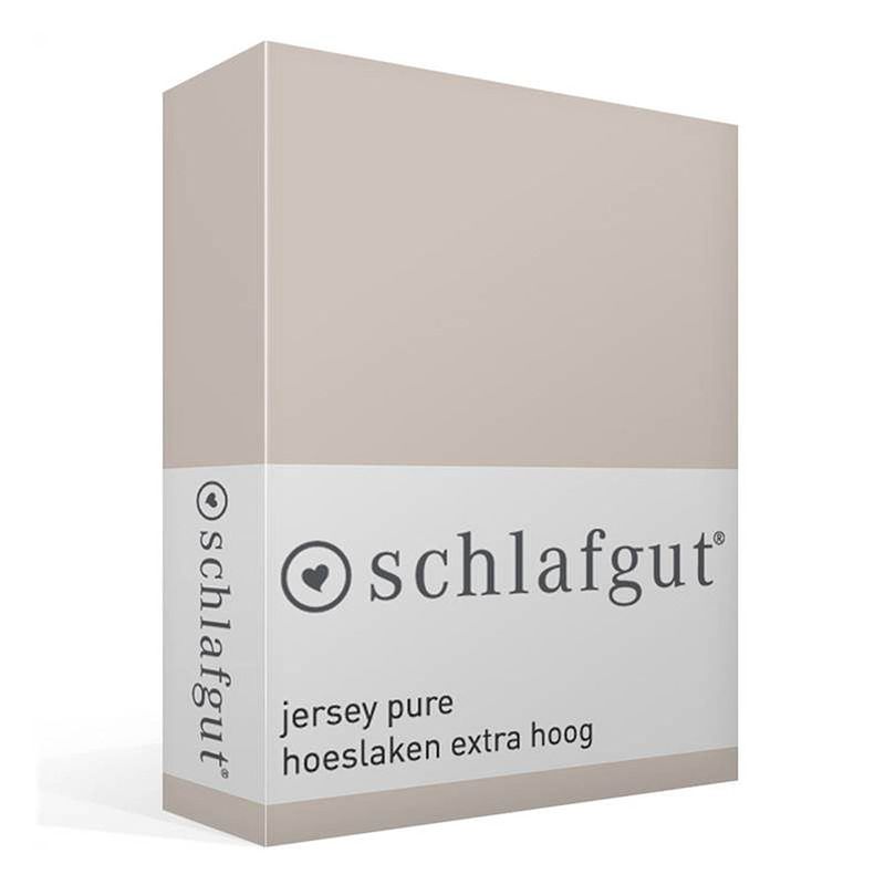 Foto van Schlafgut jersey pure hoeslaken extra hoog