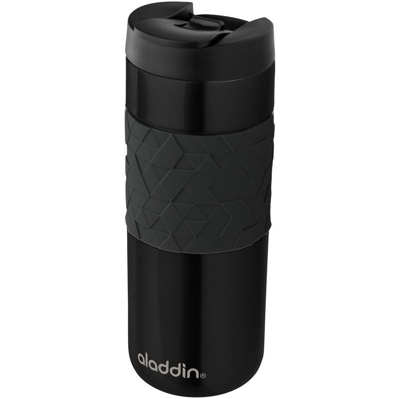 Foto van Aladdin drinkbeker leak-lock easy-grip 470 ml rvs zwart