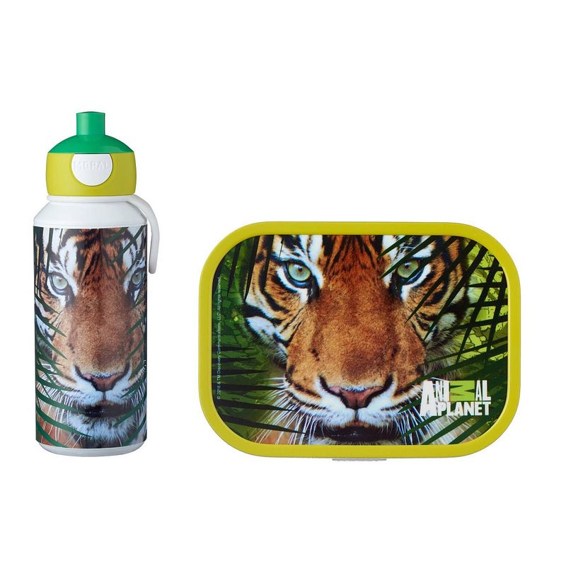 Foto van Mepal lunchset (schoolbeker & lunchbox) campus pop-up animal planet