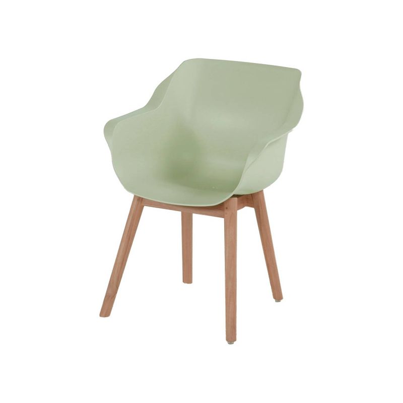 Foto van Hartman armstoel sophie teak french green