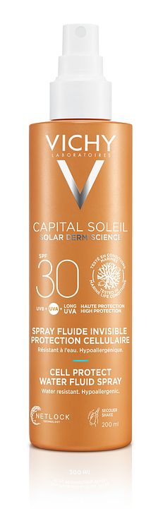 Foto van Vichy capital soleil cell protect fluïde spray spf30