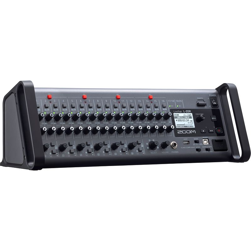 Foto van Zoom livetrak l-20r digitale rackmixer