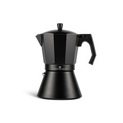 Foto van Edënbërg black line - percolator 3 kops - espresso maker - aluminium - zwart