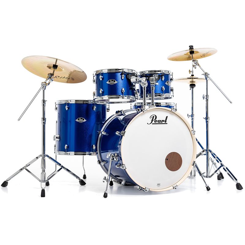 Foto van Pearl exx725sbr/c717 export high voltage blue 5-delig drumstel