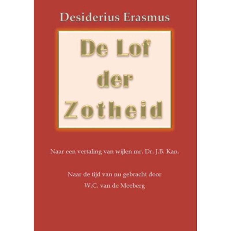 Foto van De lof der zotheid - grote klassieken