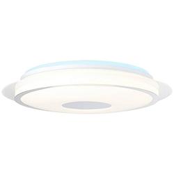 Foto van Brilliant g97038/58 viktor led-plafondlamp led energielabel: e (a - g) 24 w wit, zilver