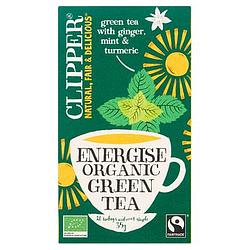 Foto van Clipper energise organic green tea 20 stuks bij jumbo
