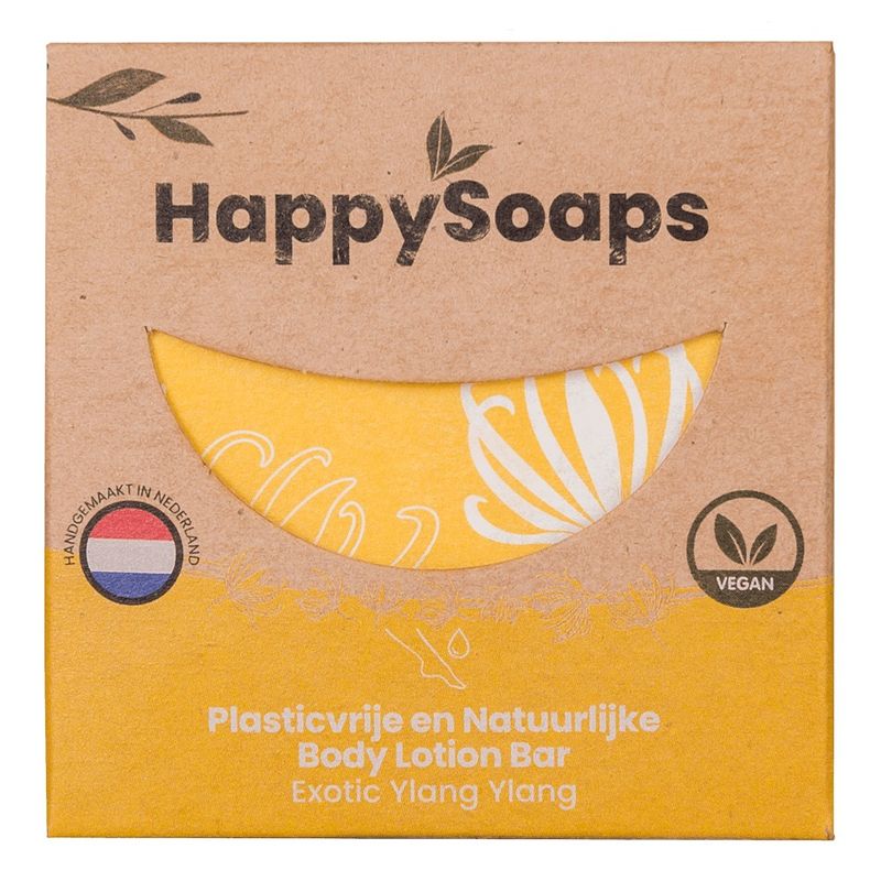 Foto van Happysoaps exotic ylang ylang bodylotion bar