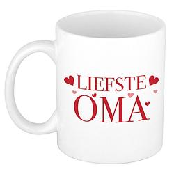 Foto van Liefste oma kado mok / beker wit - bedankt cadeau / verjaardag - feest mokken