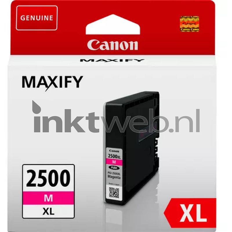 Foto van Canon pgi-2500xl magenta cartridge