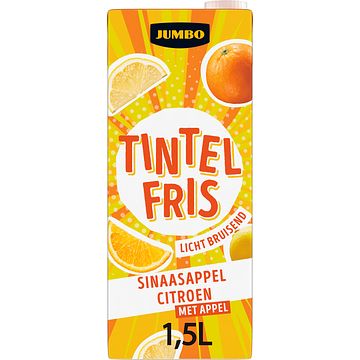 Foto van Jumbo tintelfris sinaasappel & citroen met appel 1, 5l