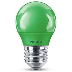 Foto van Philips led lamp e27 3,1w groen