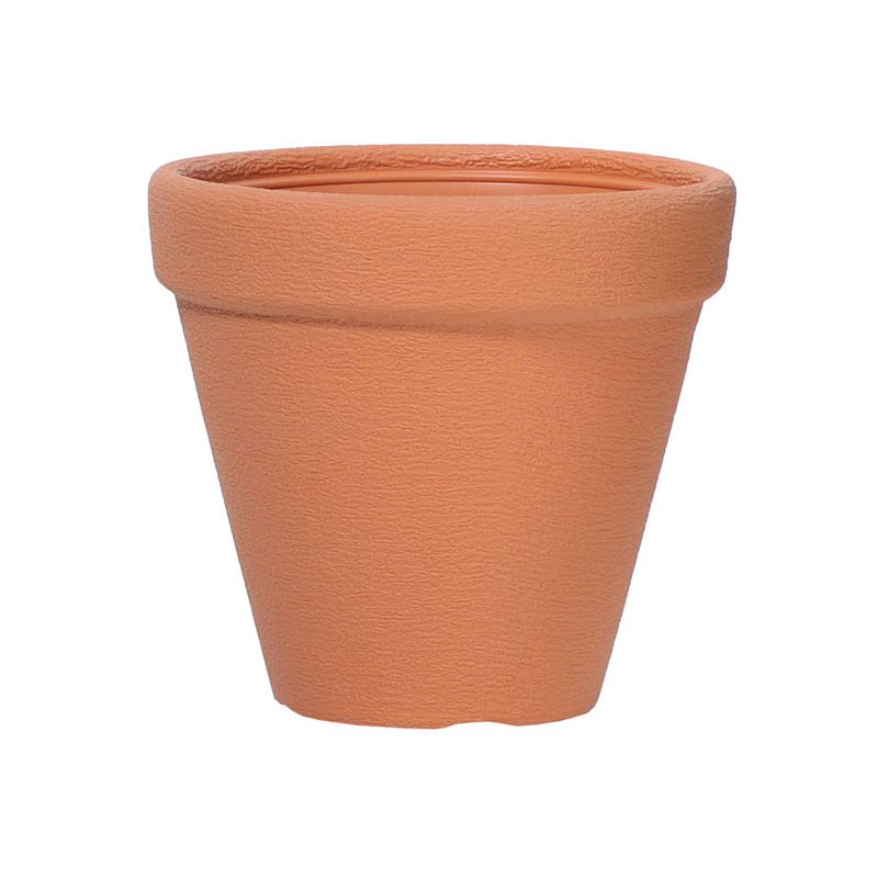 Foto van Prosperplast plantenpot/bloempot classic garden - buiten/binnen - kunststof - terracotta - d30 x h31 cm - plantenpotten