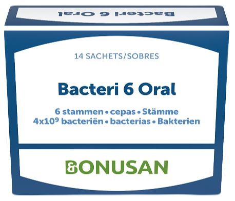 Foto van Bonusan bacteri 6 oral sachets