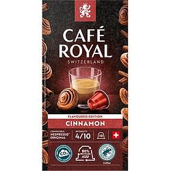 Foto van Cafe royal cinnamon 10 capsules 50g bij jumbo