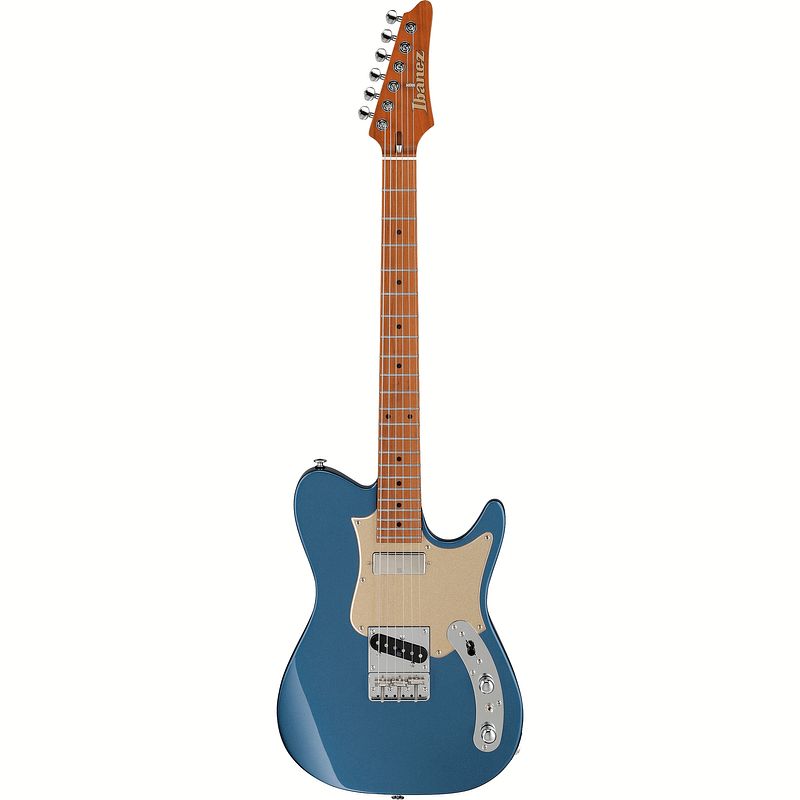 Foto van Ibanez azs2209h prestige prussian blue metallic elektrische gitaar met koffer