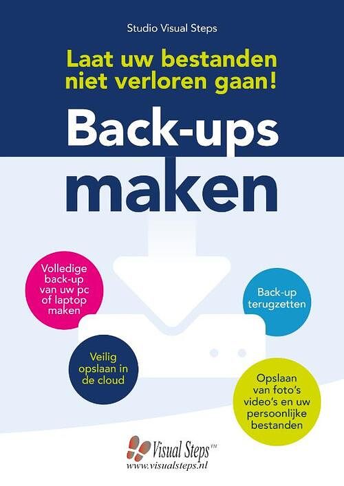 Foto van Back-ups maken - studio visual steps - paperback (9789059057258)