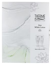 Foto van Therme zen white lotus shower treatment giftset