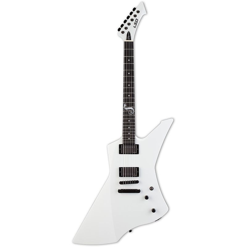 Foto van Esp ltd snakebyte snow white james hetfield signature met koffer