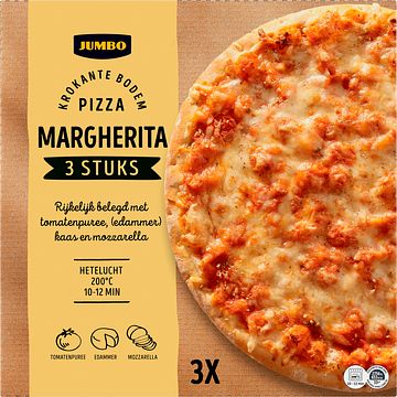 Foto van Jumbo pizza margherita 3 x 300g