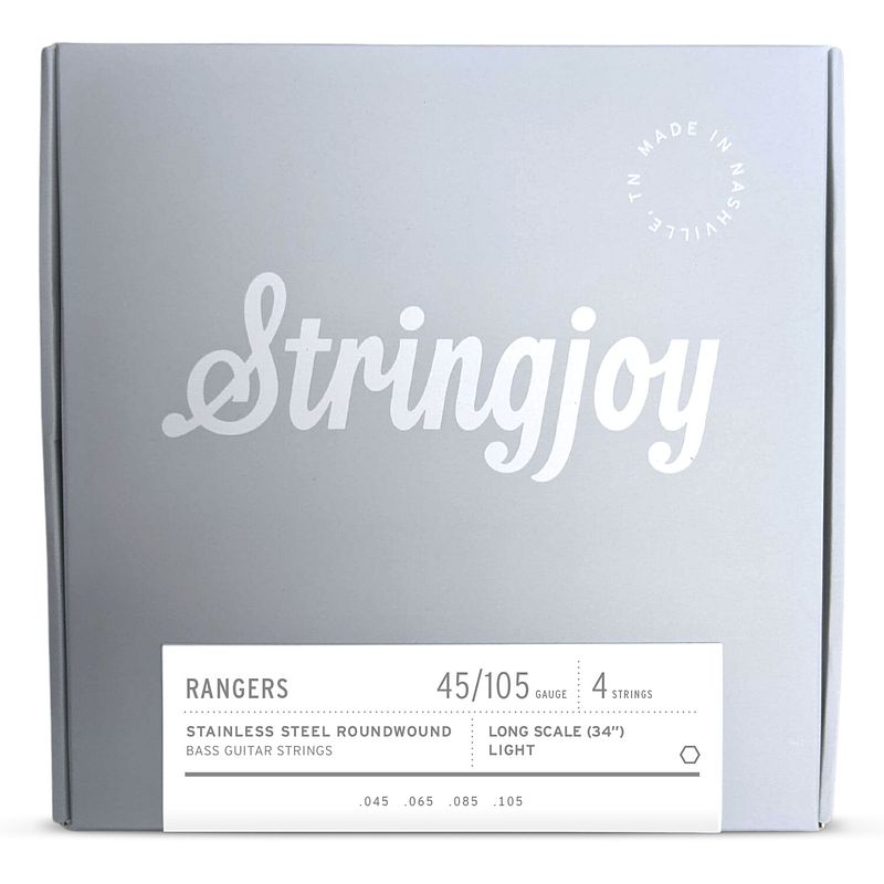 Foto van Stringjoy rangers b4l light 45-105 snarenset voor elektrische basgitaar